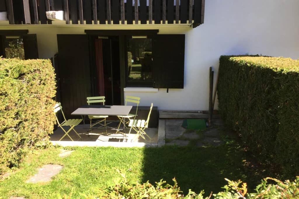Studio Au Calme Avec Jardin Et Vue Mont-Blanc Σαμονί Εξωτερικό φωτογραφία